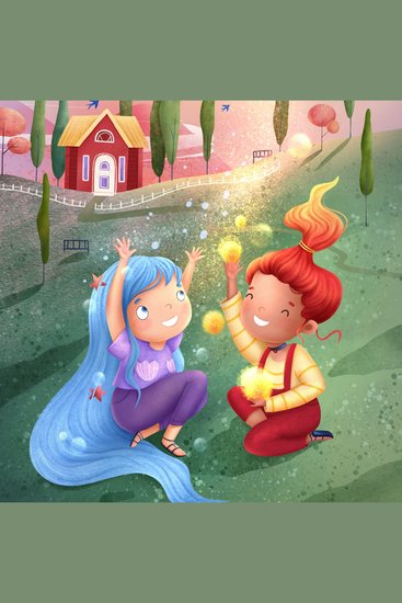 Ember the angy and jealous girl - Bedtime story for children - cover