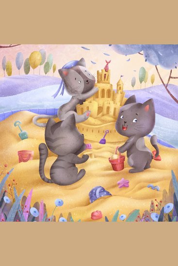 Kitty la gatita hace nuevos amigos - Cuento para dormirse - cover