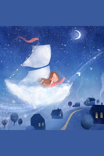 El sueño de la niña de la luna - Cuento para dormirse - cover