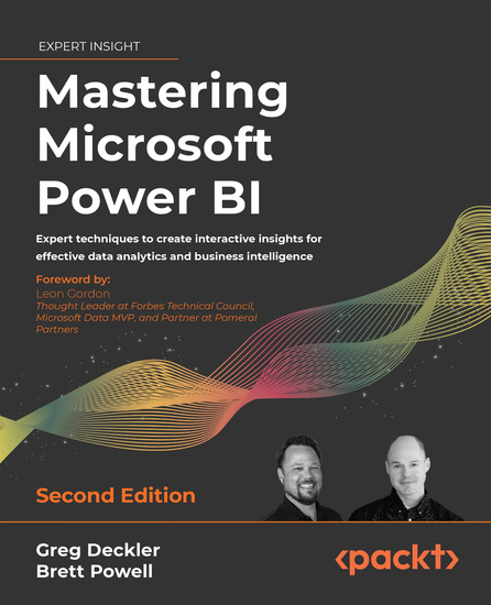 Mastering Microsoft Power BI – Second Edition - Expert techniques to create interactive insights for effective data analytics and business intelligence - cover