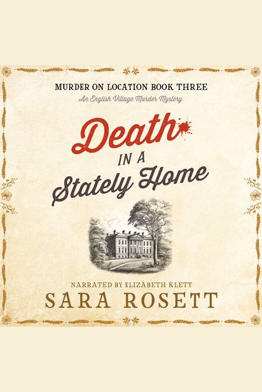 Death in a Stately Home - An English Village Murder Mystery - cover