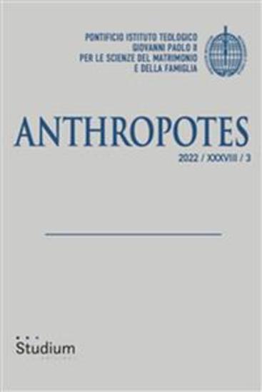 Anthropotes - 2022 XXXVIII 3 - cover