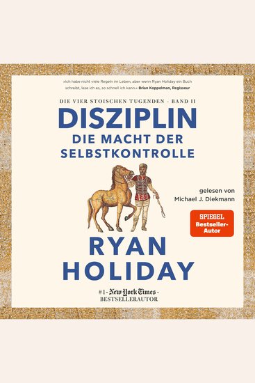 Disziplin – die Macht der Selbstkontrolle - Die vier stoischen Tugenden Band II - cover