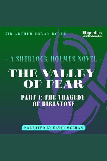 Valley of Fear The (Part 1: The Tragedy of Birlstone) - A Sherlock Holmes Novel - cover