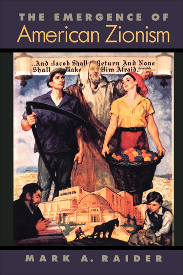 The Emergence of American Zionism - cover