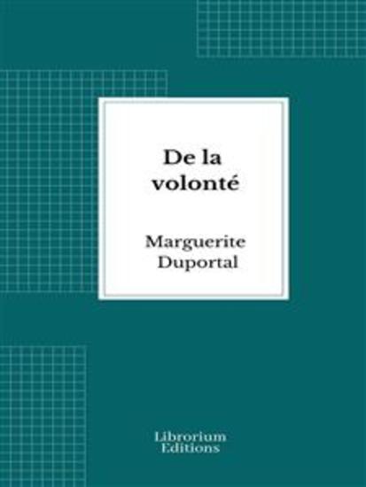 De la volonté - cover
