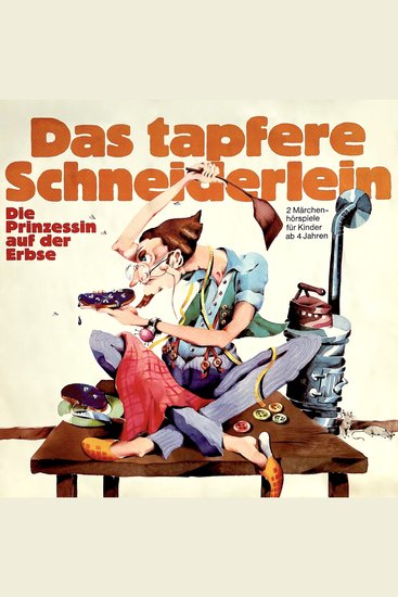 Gebrüder Grimm Das tapfere Schneiderlein Die Prinzessin auf der Erbse - cover