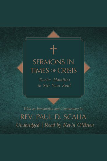 Sermons in Times of Crisis - Twelve Homilies to Stir Your Soul - cover