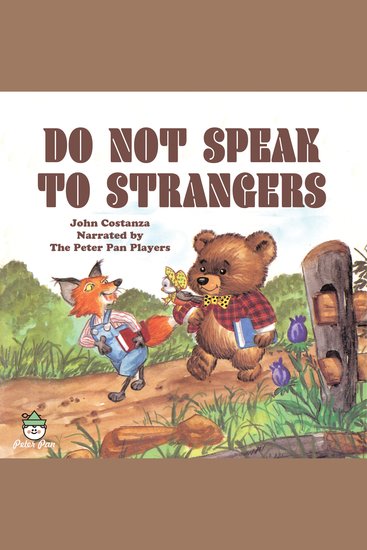 Do Not Speak To Strangers - cover