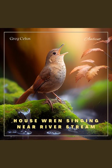 House Wren Singing Near River Stream - Atmospheric Audio for Enlightenment - cover