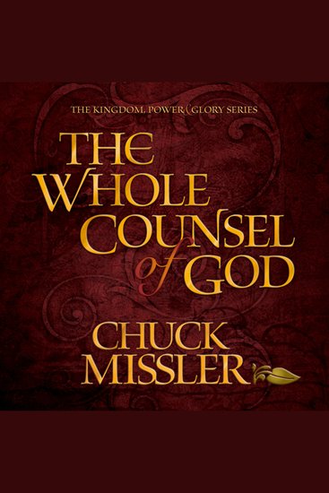 The Whole Counsel of God - cover