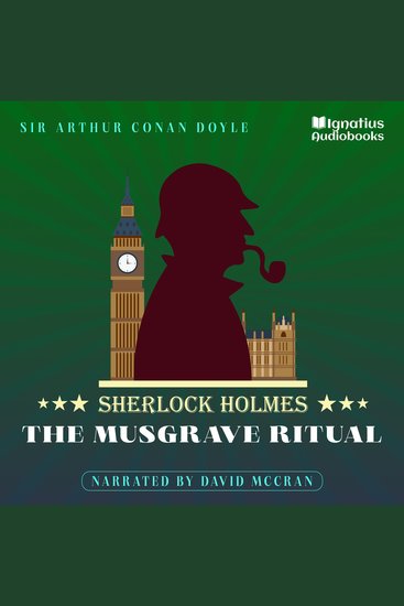 The Musgrave Ritual - Sherlock Holmes - cover