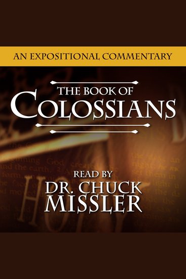 The Book of Colossians - cover