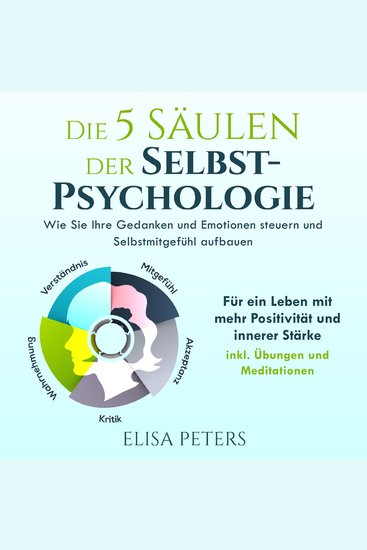 Die 5 Säulen der Selbst-Psychologie: Wie Sie Ihre Gedanken und Emotionen steuern und Selbstmitgefühl aufbauen Für ein Leben mit mehr Positivität und innerer Stärke | inkl Übungen und Meditationen - cover