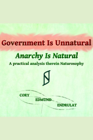 Government Is Unnatural Anarchy Is Natural - A practical analysis therein Naturosophy - cover