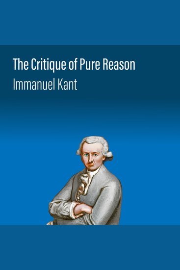 The Critique of Pure Reason - cover