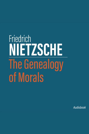 The Genealogy of Morals - cover