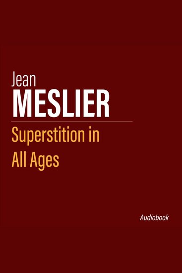 Superstition in All Ages - cover