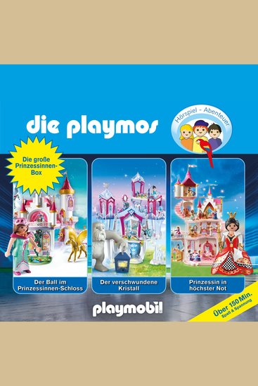 Die Playmos - Das Original Playmobil Hörspiel Die große Prinzessinnen-Box Folgen 34 63 81 - cover