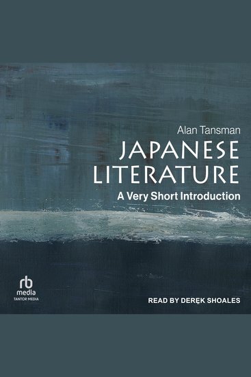 Japanese Literature - A Very Short Introduction - cover