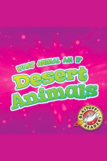 Desert Animals - cover