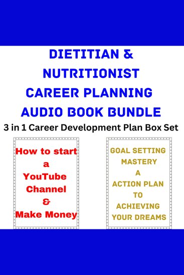 Dietitian & Nutritionist Career Planning Audio Book Bundle - 3 in 1 Career Development Plan Box Set - cover