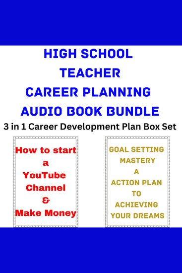 High School Teacher Career Planning Audio Book Bundle - 3 in 1 Career Development Plan Box Set - cover