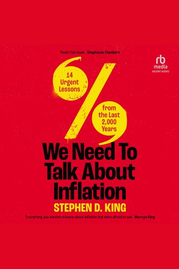 We Need to Talk About Inflation - 14 Urgent Lessons from the Last 2000 Years - cover