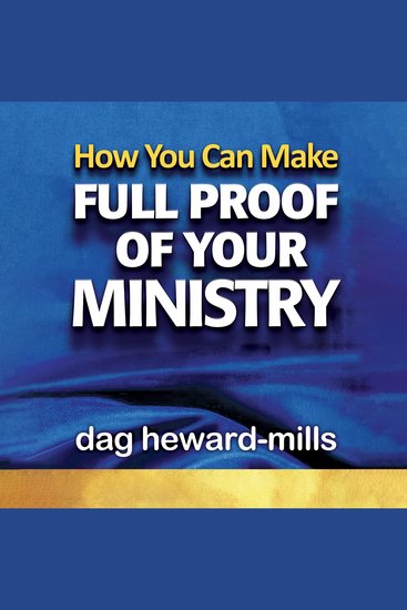 How You Can Make Full Proof of Your Ministry - cover