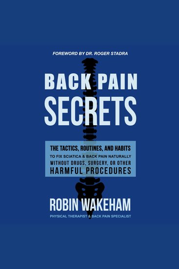 Back Pain Secrets - The Tactics Routines and Habits to Fix Sciatica & Back Pain Naturally Without Drugs Surgery or Other Harmful Procedures - cover
