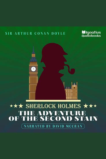 The Adventure of the Second Stain - Sherlock Holmes - cover