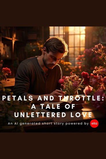 Petals and Throttle: A Tale of Unlettered Love - cover