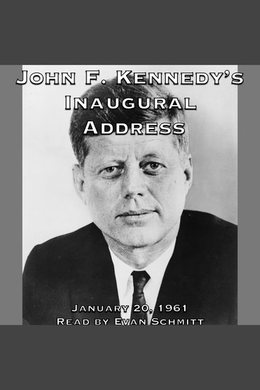 John F Kennedy's Inaugural Address - cover