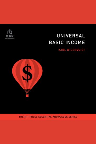 Universal Basic Income - (The MIT Press Essential Knowledge series) - cover