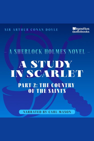 Study in Scarlet A (Part 2: The Country of the Saints) - cover