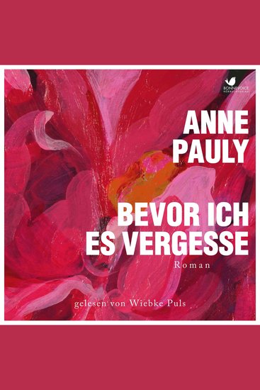 Bevor ich es vergesse - Roman - cover