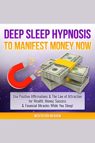 Deep Sleep Hypnosis to Manifest Money Now - Use Positive Affirmations & The Law of Attraction for Wealth Money Success & Financial Miracles While You Sleep! - cover