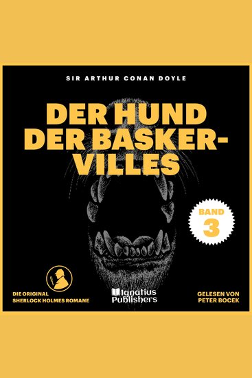 Der Hund von Baskervilles - Sherlock Holmes - Band 3 - cover