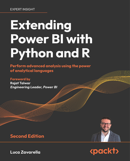 Extending Power BI with Python and R - Perform advanced analysis using the power of analytical languages - cover