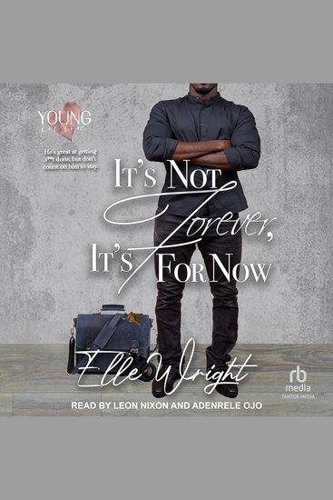 It's Not Forever It's For Now - cover