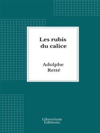 Les rubis du calice - cover