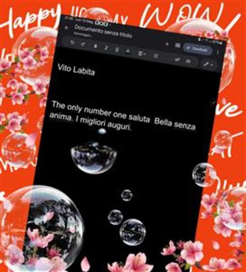 The Only Number One Saluta Bella Senza Anima I migliori auguri - cover