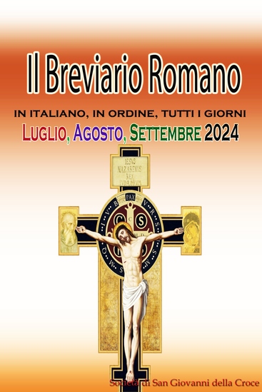 Il Breviario Romano in italiano in ordine tutti i giorni per Luglio Agosto Settembre 2024 - cover
