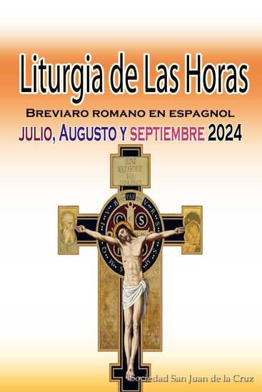 Liturgia de las Horas Breviario romano: en español en orden todos los días de julio agosto septiembre de 2024 - cover