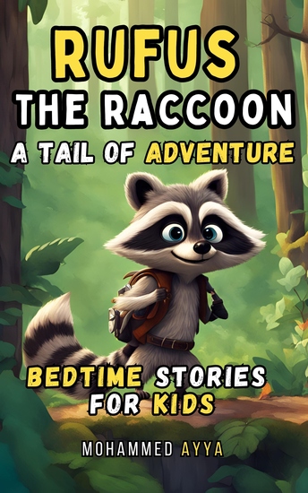 Rufus the Raccoon - A Tail of Adventure Bedtime Stories For Kids - cover