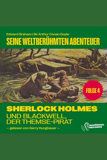 Sherlock Holmes und Blackwell der Themse-Pirat (Seine weltberühmten Abenteuer Folge 4) - cover