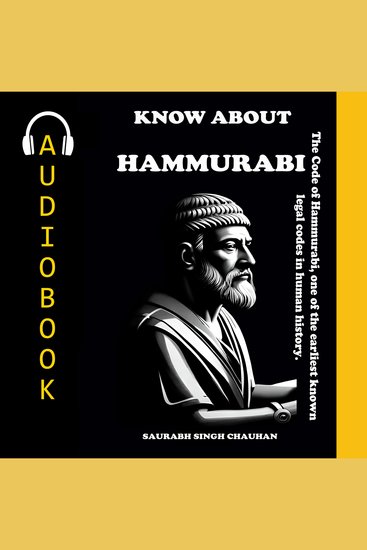 Know About "HAMMURABI" - The Code of Hammurabi One of the Earliest Known Legal Codes in Human History - cover