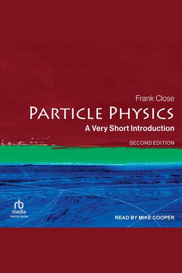 Particle Physics - A Very Short Introduction - cover
