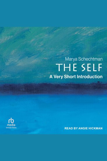 The Self - A Very Short Introduction - cover