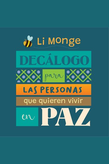 Decálogo para las personas que quieren vivir en paz - cover